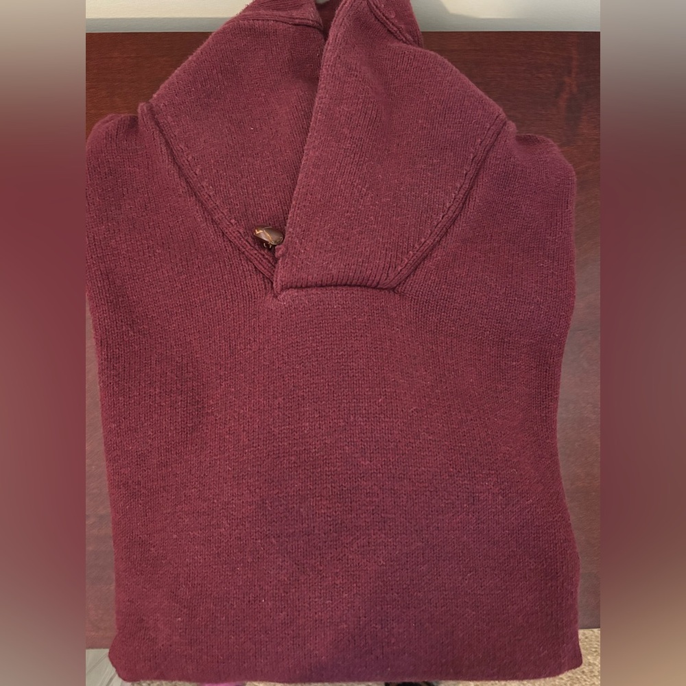 Jos. A. Bank Men's Maroon Turtleneck Sweater